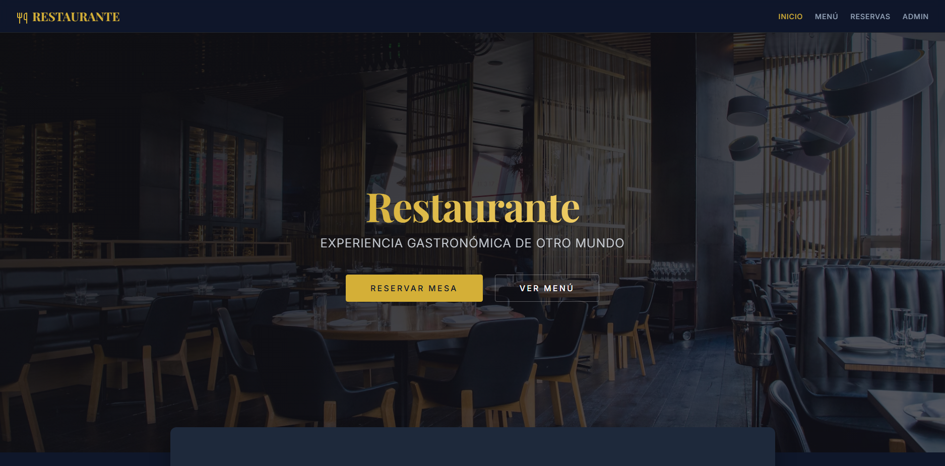 Restaurante Experience App